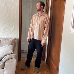 Jungmaven mens Topanga shirt in dusty pink